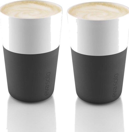 Eva Solo Caffè latte-kopp 2-pakning svart 2 stk Eva Solo Caffè latte-kopp 2-pakning svart 2 stk