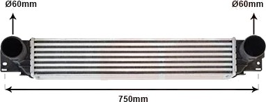 Intercooler VAN WEZEL 37004442