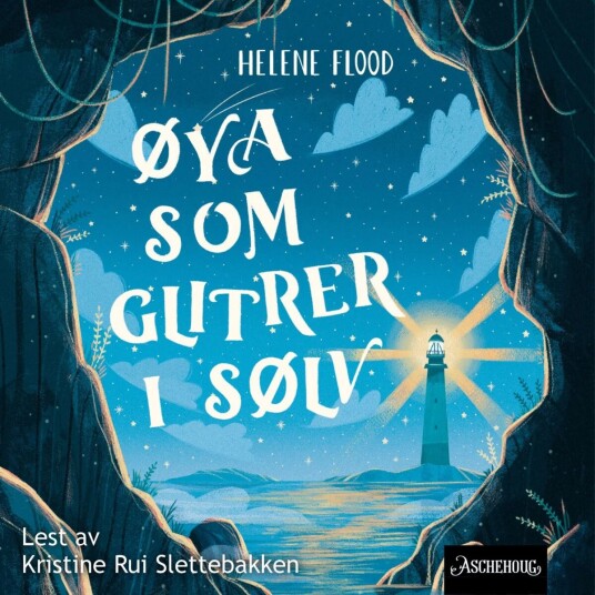 Øya Som Glitrer I Sølv Av Helene Flood