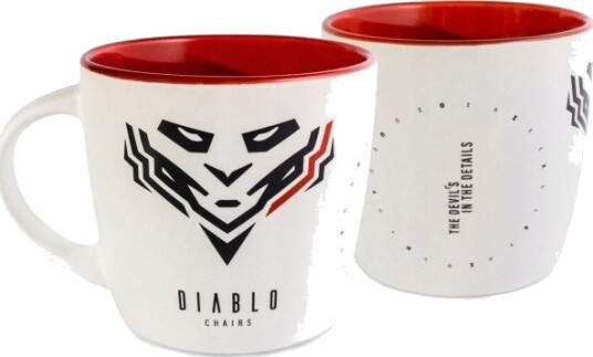 Diablo Kopp   Diablo Chairs   Hvit Rød