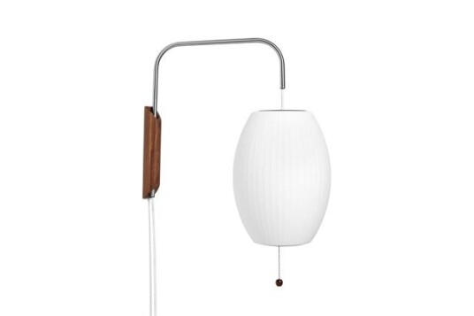 HAY Nelson Cigar Vegglampe Liten Hvit M. Ledning HAY Nelson Cigar Vegglampe Liten Hvit M. Ledning