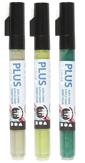 Cc Plus Color Tusj - Gulgrønn/Lysegrønn/Grønn