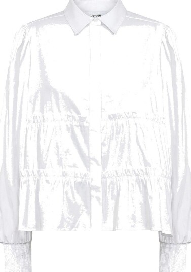 Levete Room Skjorte Lr Isla Solid 95 Hvit Levete Room Skjorte Lr Isla Solid 95 Hvit