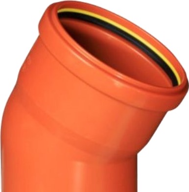 Kaczmarek Rørbend PP 30 Grader 250mm EN1852-1