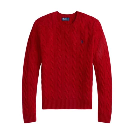 Ralph Lauren Polo Dame Strikkevarer Rød XS