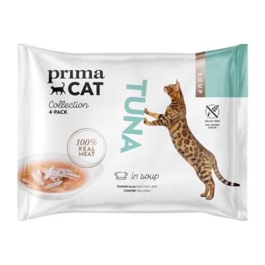 Primacat Tuna In Soup (4 X 40 Gram) Primacat Tuna In Soup (4 X 40 Gram)