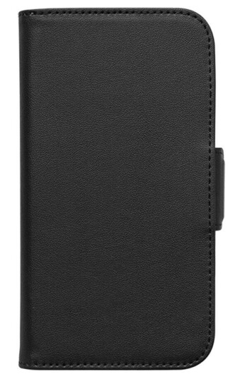 Key iPhone 14 Plus Key Nordfjord Slim Magnet Wallet Kunstskinn Flipdeksel - Svart