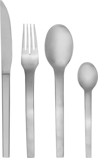 Hübsch Mano bestikksett 16 deler Brushed