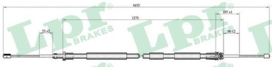 Bremsewire LPR C0118B Bremsewire LPR C0118B
