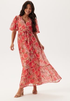 VILA Vipalma S/S ANKLE DRESS ANKLE Dubarry Aop:flowers 38