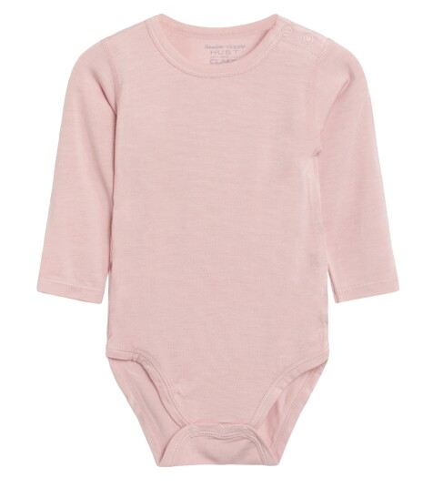 Hust And Claire Body L/æ Buller Bambus Rosa 50 Langermet Body