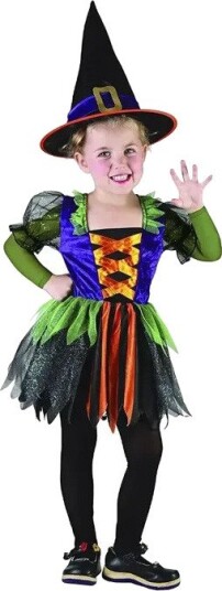 Ciao Costumes Heksekostyme med Hatt 3-4 år