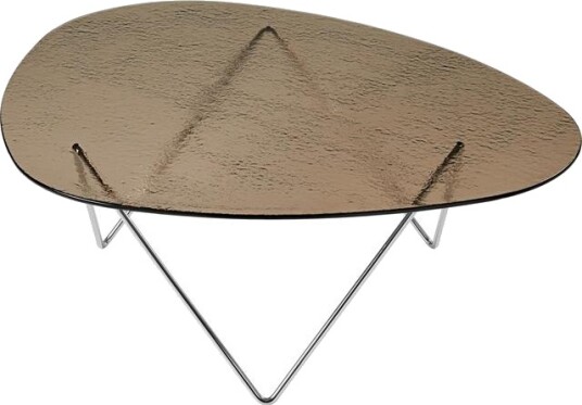 Gubi Pedrera Salongbord Krom/ Bronse/ Glass Gubi Pedrera Salongbord Krom/ Bronse/ Glass