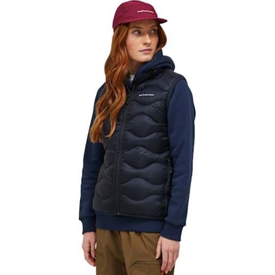 Peak Performance Helium Down Vest Dame Black L Peak Performance Helium Down Vest Dame Black L