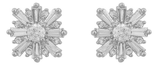Snö of Sweden Misty Round Ear S/Clear, Snö of Sweden Øredobber