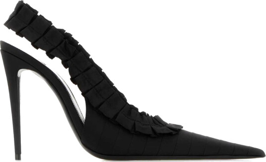 Saint Laurent Dame Sko Svart 40 EU,