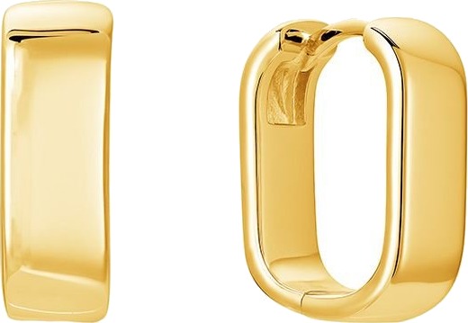 Makeup Mekka Sharp Square Huggie Hoops
