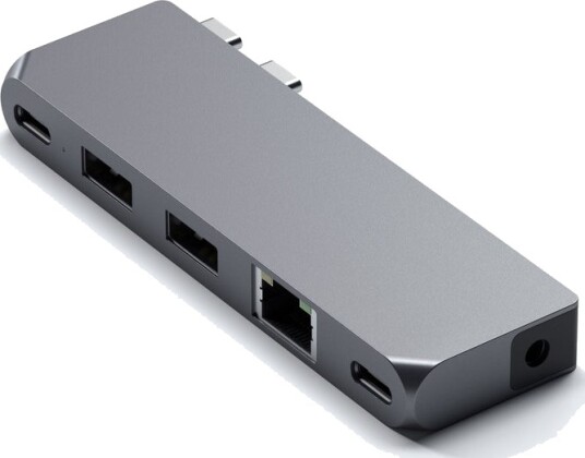 Satechi Pro Hub Mini Multiport Adapter   Stellargrå