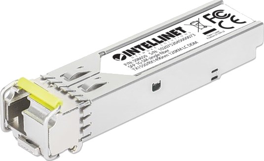 Intellinet 508650 Fiber Optisk 1000 Mbit/S Mini-Gbic/Sfp Lc 9/125 Μm Bx-D Intellinet 508650 Fiber Optisk 1000 Mbit/S Mini-Gbic/Sfp Lc 9/125 Μm Bx-D