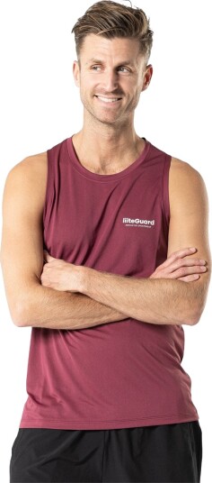 liiteGuard Ground Tech Løpetopp Herre Bordeaux XL