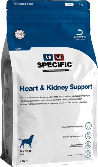 Specific Veterinærfôr for hunder med hjerte- og nyreproblemer, CKD 2 kg