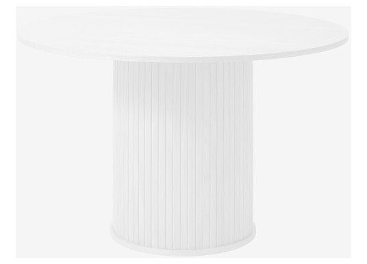 HåumBORD Rondo 75 x 120 x 120 CMHvit SpisebordFra Homeroom