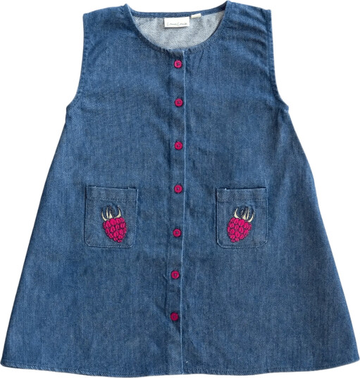 LouieLouie Rose Dress Denim Blue 110 LouieLouie Rose Dress Denim Blue 110