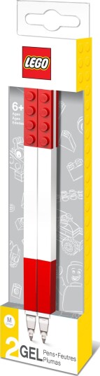 Lego Stationary Gel Pens (2 Pcs) - Red Lego Stationary Gel Pens (2 Pcs) - Red