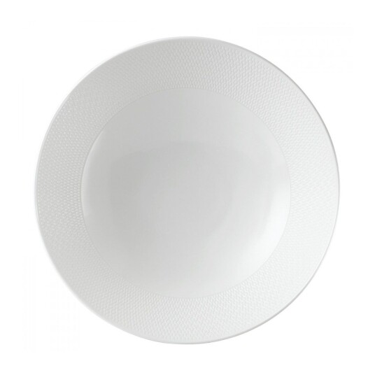 Wedgwood Gio serveringskål Ø 28 cm hvit