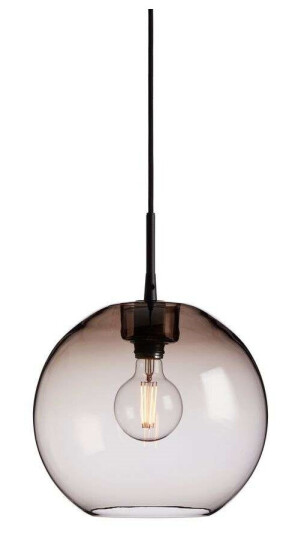 Belid - Gloria Pendel Ø320 Svart/Røyk Glass Belid - Gloria Pendel Ø320 Svart/Røyk Glass