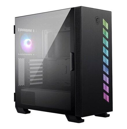 MSI MAG VAMPIRIC 300R Midi Tower Kabinett med Sidevindu og ARGB Belysning - Svart MSI MAG VAMPIRIC 300R Midi Tower Kabinett med Sidevindu og ARGB Belysning - Svart