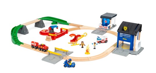 Brio Rescue Team Train Set
