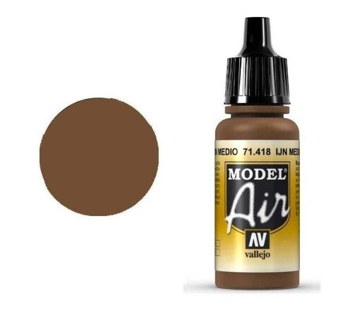 Vallejo 71.418 Brun Acryl Maling Væske 17 Ml 1 Stykker