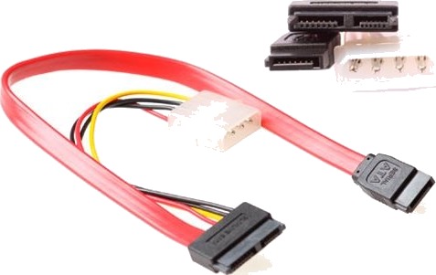 Micro Sata 6+7 Hunn Sata 7 Hunn + 5,25" Hann 4 Pinner 0,30 M