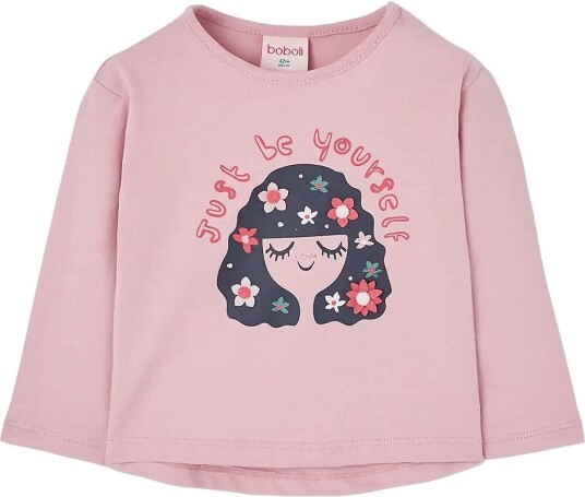 Boboli Knit T Shirt For Girl Bci HORTENSIA 110 Boboli Knit T Shirt For Girl Bci HORTENSIA 110