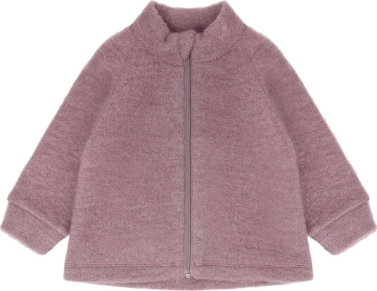 CeLaVi Jacket W/Zipper Soft Wool Purple 80