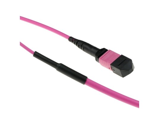 Act 50 Meter Multimode 50/125 Om4Om3 Polarity B Fiber Trunk Cable With Mtp/Mpo Female Connectors 50M MtpF 50/125 Om4 Pb Tr Dc5025