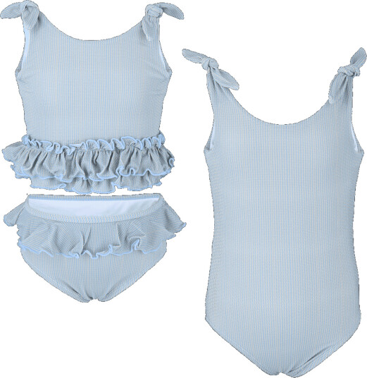 Bruse Bikini og badedrakt sett Sjøsanden Stripes (116 cm)