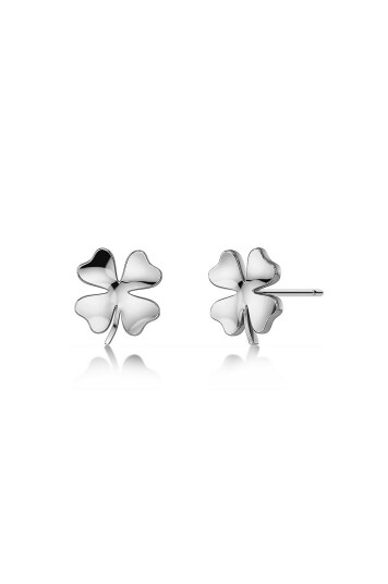 Edblad Øreringer Lucky Studs Mini Steel Sølv