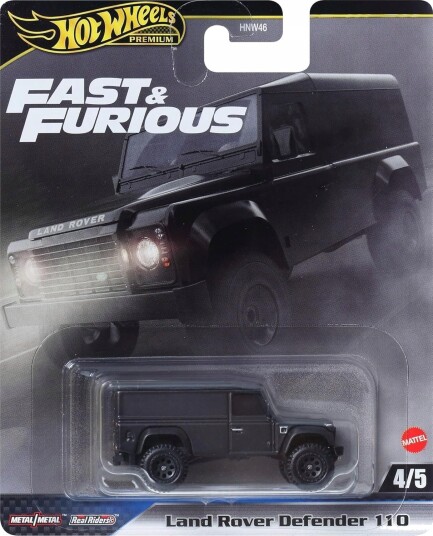 Hot Wheels Fast & Furious Land Rover Defender 110 Modellbil 1:64