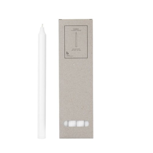 Broste Copenhagen Kubbelys 100% Parafin Ø10xH15cm