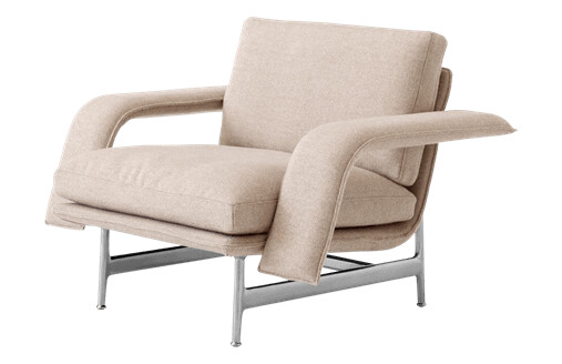 &Tradition &Tradition Meantime AV29 Lenestolsofa Polert Aluminium/ Hallingdal 0220 &Tradition &Tradition Meantime AV29 Lenestolsofa Polert Aluminium/ Hallingdal 0220