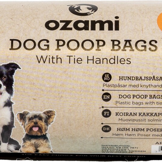 Ozami Dog Poop Bag Handle Black