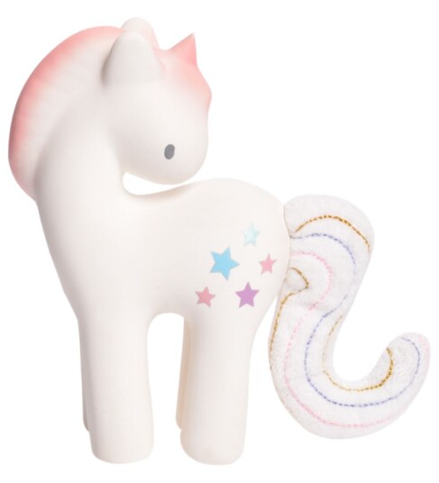 Tikiri Biteleker Naturgummi Candyfloss Unicorn Tikiri Biteleker Naturgummi Candyfloss Unicorn