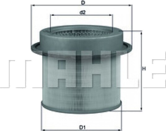 Luftfilter MAHLE ORIGINAL LX 671 Luftfilter MAHLE ORIGINAL LX 671