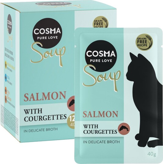 Cosma Soup Laks Med Squash 12 X 40 G