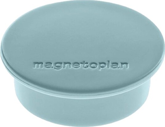 Magnetoplan Discofix Rundmagnet "Color" Blå Med Helkjerne Ferritt Holde Kraft Ca. 2,2 Kg 1662003