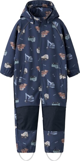 Name It Nmmalfa08 Softshell Suit Aop 1Fo Noos   Navy   92
