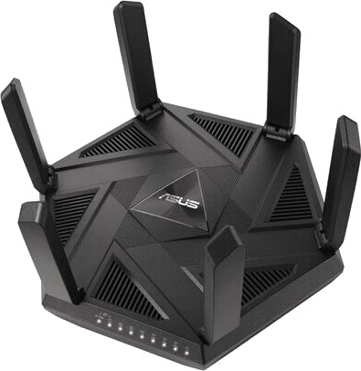 ASUS RT-AXE7800 Tri-Band WiFi 6E Router med 7800 Mbps Hastighet og 5 Ethernet Porter