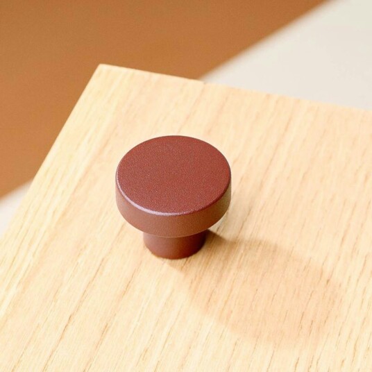 Beslag Design Circular Knott Reddish Brown Beslag Design Circular Knott Reddish Brown
